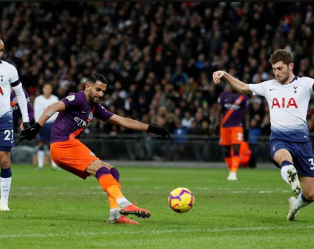 Emotional Mahrez seals points for Man City at Tottenham