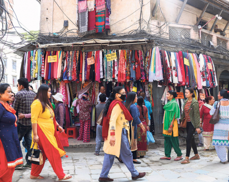 Varied shopping choices this Dashain