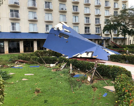 Typhoon crumbles homes, kills 1 in Northern Mariana Islands