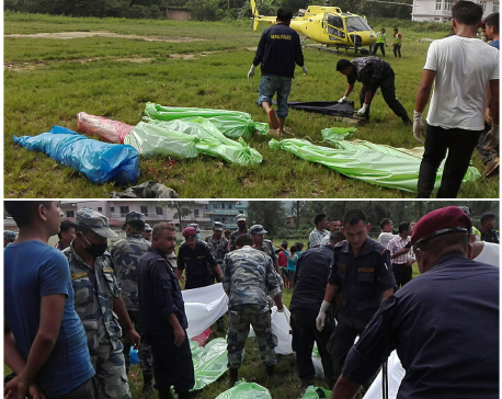 Bodies of those killed in Altitude Air helicopter crash being transported to Kathmandu