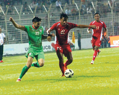 Lackluster Nepal starts Bangabandhu title defense with defeat to Tajikistan