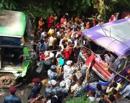 43 injured in Surkhet vehicular collision