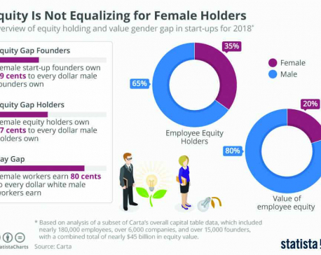 infographics: Equity is not equalizing for female holders