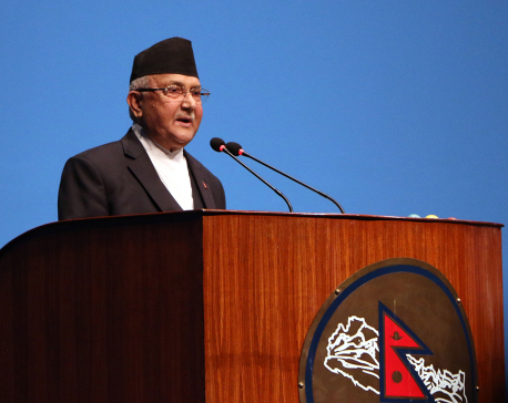 PM Oli says no agreement on military exercise under leadership of any country