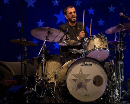 Ringo! Ex-Beatles drummer plays at Radio City Music Hall