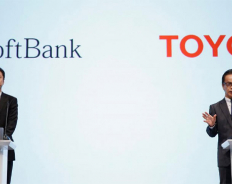 Toyota, SoftBank to partner in future car technologies