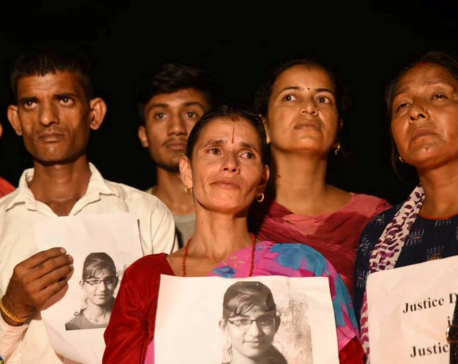 In pictures: Nirmala's parents at Maitighar seeking justice for their daughter