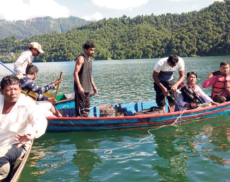 Two dead, six missing as boat capsizes in Begnas Lake