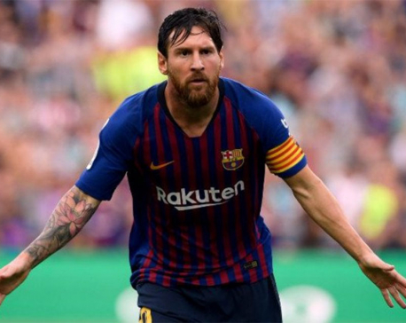 Lionel Messi sets two new La Liga records as Barcelona thumps Huesca 8-2