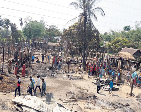 Fire flattens 70 homes in Sunsari (Update)