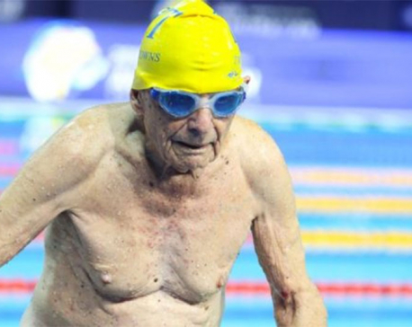 Swimmer, 99, 'breaks world record' in Australia