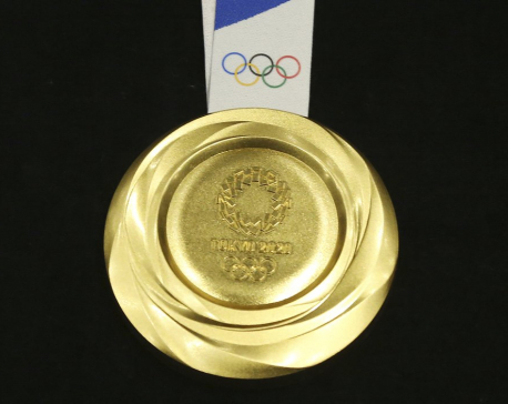 1 Year: Tokyo Olympics unveil gold, silver, bronze medals