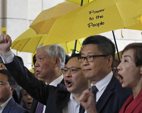 Nine Hong Kong pro-democracy activists found guilty over 2014 protests