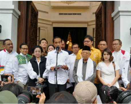 Indonesia president says may reshuffle cabinet before second term