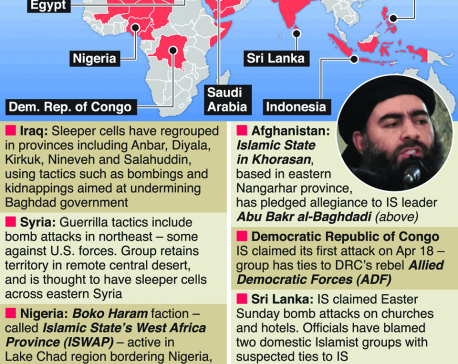 Infographics: So-called Islamic State still a threat in many countries