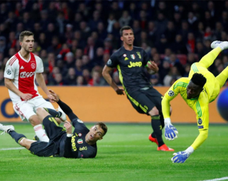 Ronaldo scores as Juventus held to a draw at Ajax