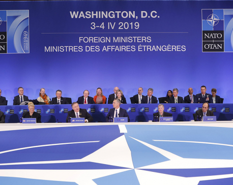 NATO ministers celebrate 70th anniversary amid rifts