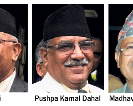 Three NCP leaders at equilibrium in power-sharing
