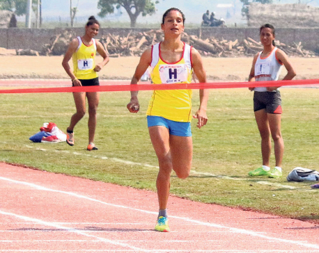 Army team and Province 5’s Santoshi Shrestha set new national records