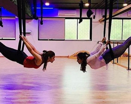 Alia Bhatt's picture doing aerial yoga will give you ultimate fitness goal