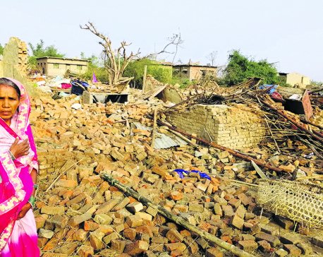 Rs. 40 million pledged for Bara-Parsa wind storm victims so far