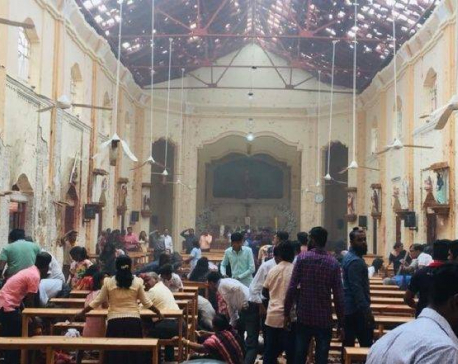 Explosions hit 2 churches in Sri Lanka on Easter Sunday