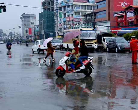 Heavy rain with thunder and lightning likely in one or two places in Koshi, Bagmati, Gandaki and Karnali provinces