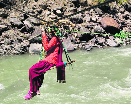 Even elected representatives use ‘tuin’ to cross Karnali River