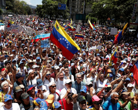 Venezuelans rally to demand power, water and end to Maduro
