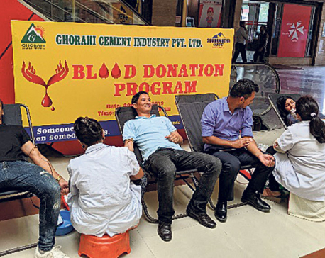 Ghorahi Cement organizes blood donation drive