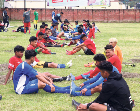 Nepal U-18 football team starts preparations for SAFF