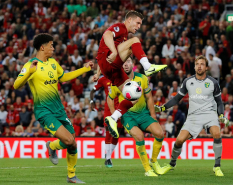 Liverpool thump promoted Norwich in Premier League opener