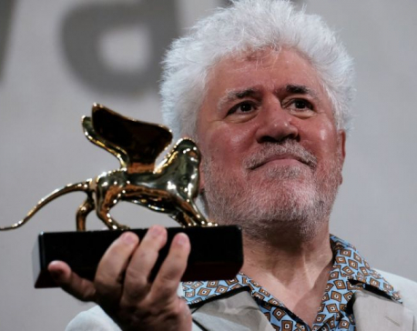 Almodovar gets lifetime achievement award at Venice Film Festival