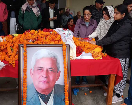 NCP passes condolence motion on demise of its senior leader Adhikari