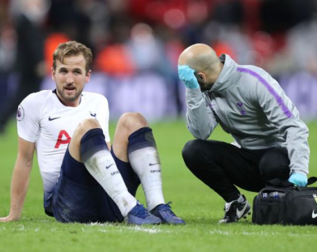 Tottenham's Kane to step up recovery from ankle injury next week