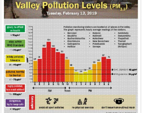 Valley Pollution Index for Feb 12, 2019