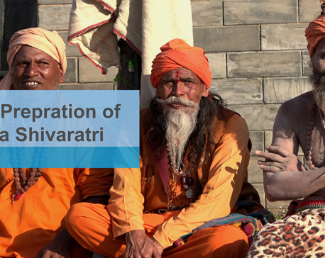 Final preparation underway for Mahashivaratri (with video)
