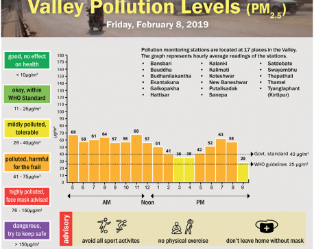 Valley Pollution Index for February  8, 2019