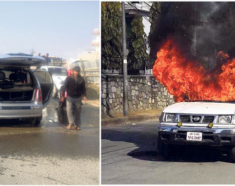 NSU cadres torch four govt vehicles, take scores in control