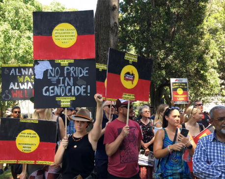 Thousands protest Australia Day legacy