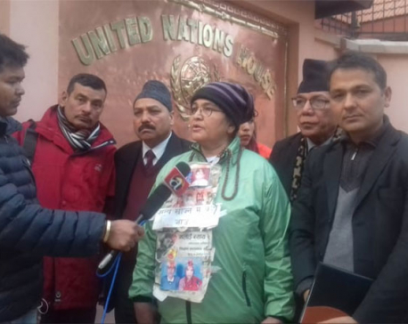 Ganga Maya meets with UNRC Julliand for her son’s justice