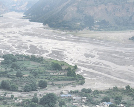 Respite for locals as blocked Kaligandaki River overflows
