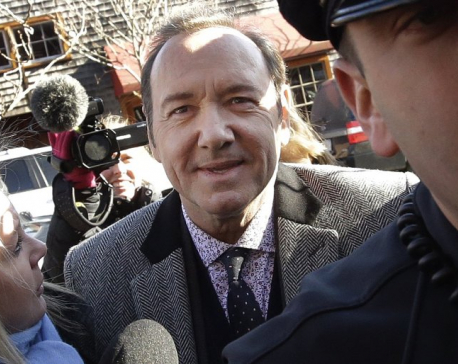 Kevin Spacey pleads not guilty to groping young man at bar