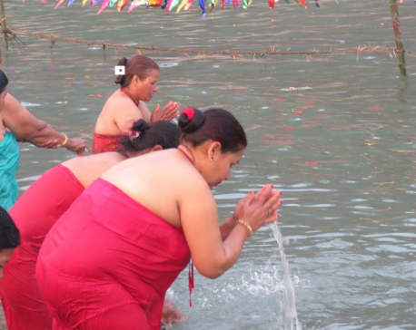 Over 300,000 devotees visited Devghat on Maghe Sankranti