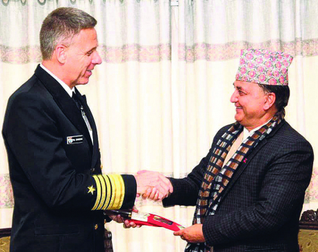 US admiral urges Nepal to resolve legal hurdles to import US arms