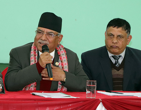 Ruling and opposition parties together in development construction: Chair Dahal