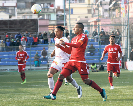 Sankata succumbs to 1-2 loss to APF, Manang has chance to go 11 points clear