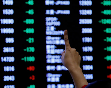 Asia shares falter on China unease, pound finds some peace