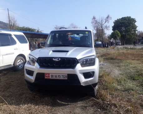 Deepak Manange enters Gandaki Province in an Indian number plate vehicle
