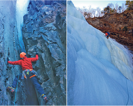 Country’s first ice climbing festival to begin Feb 2 in Manang